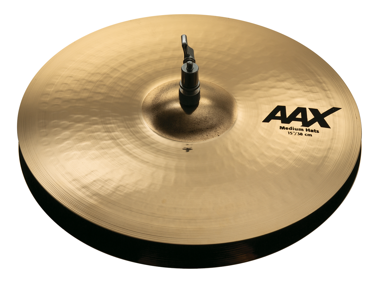 Sabian 21502XCB 15" AAX Medium Hats Brilliant Finish