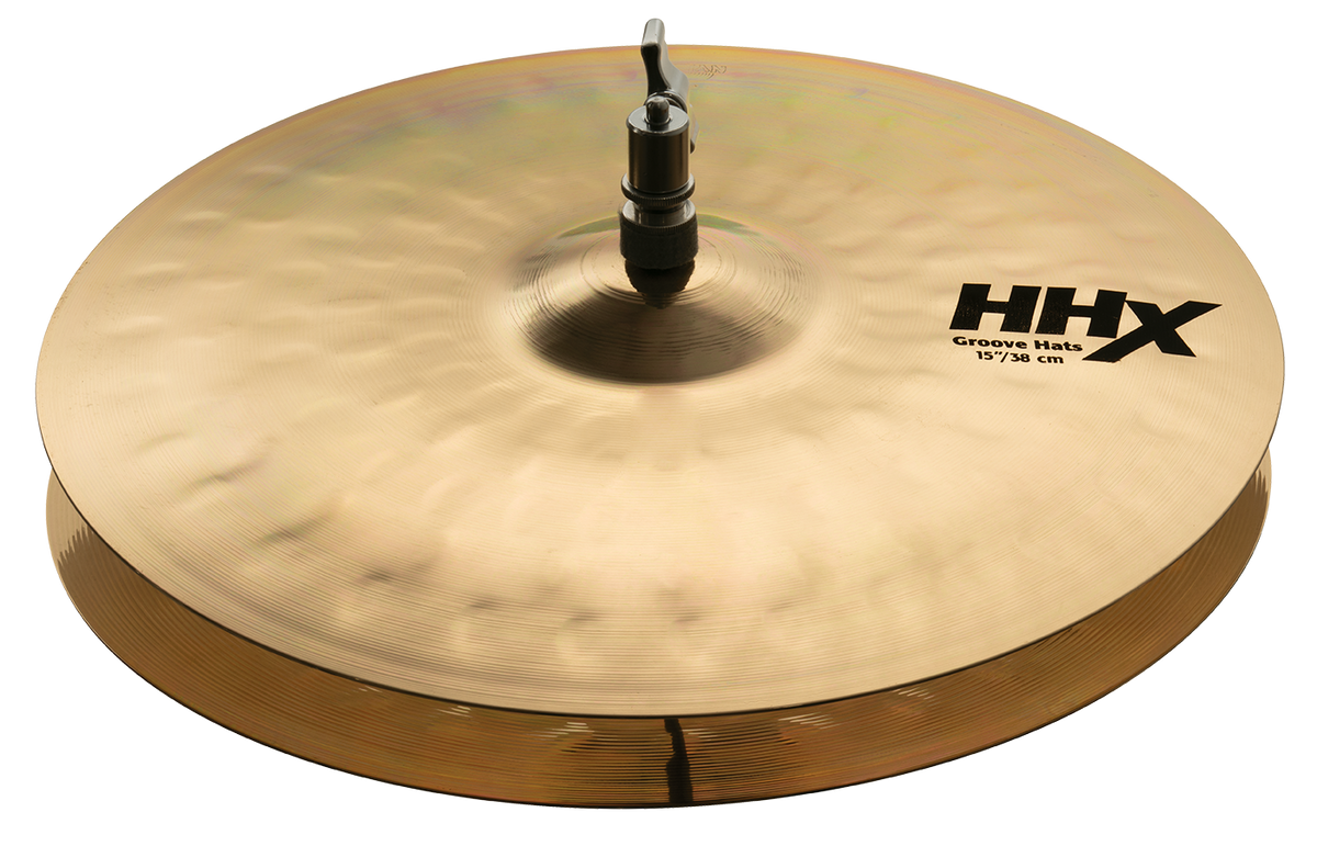 Sabian 11589XB 15" HHX Groove Hi-Hats Brilliant Finish
