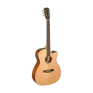 J.N GUITARS BES-ACE N Natural-coloured acoustic-electric auditorium guitar