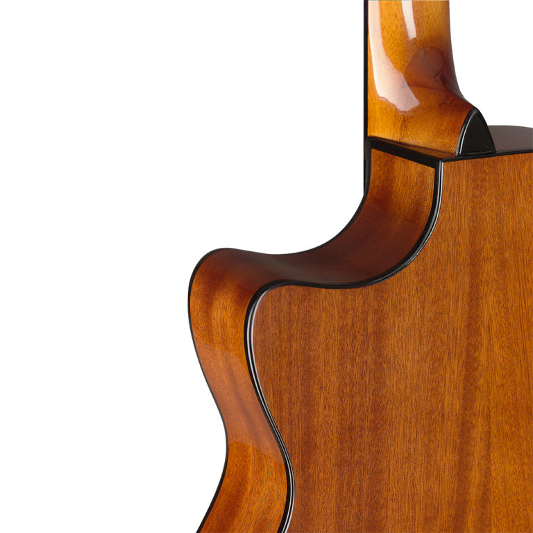 J.N GUITARS BES-ACE N Natural-coloured acoustic-electric auditorium guitar