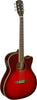 BES-ACE TRB Transparent redburst acoustic-electric auditorium guitar with solid spruce top, Bessie series J.N Guitars