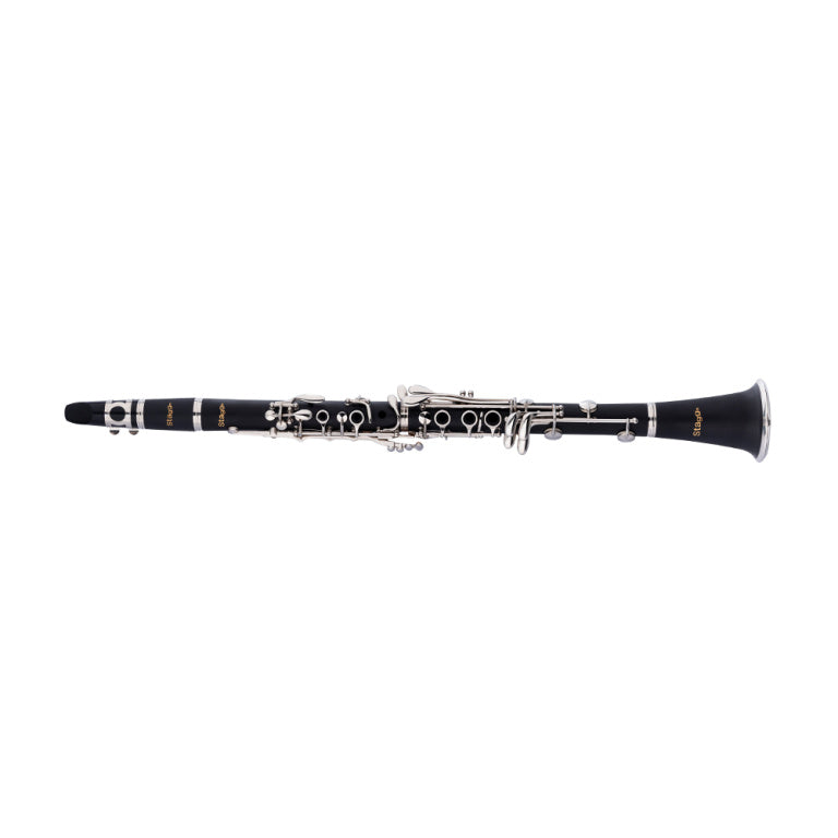 STAGG WS-CL210S Bb clarinet, Boehm system, ABS body and nickel-plated keys and rings