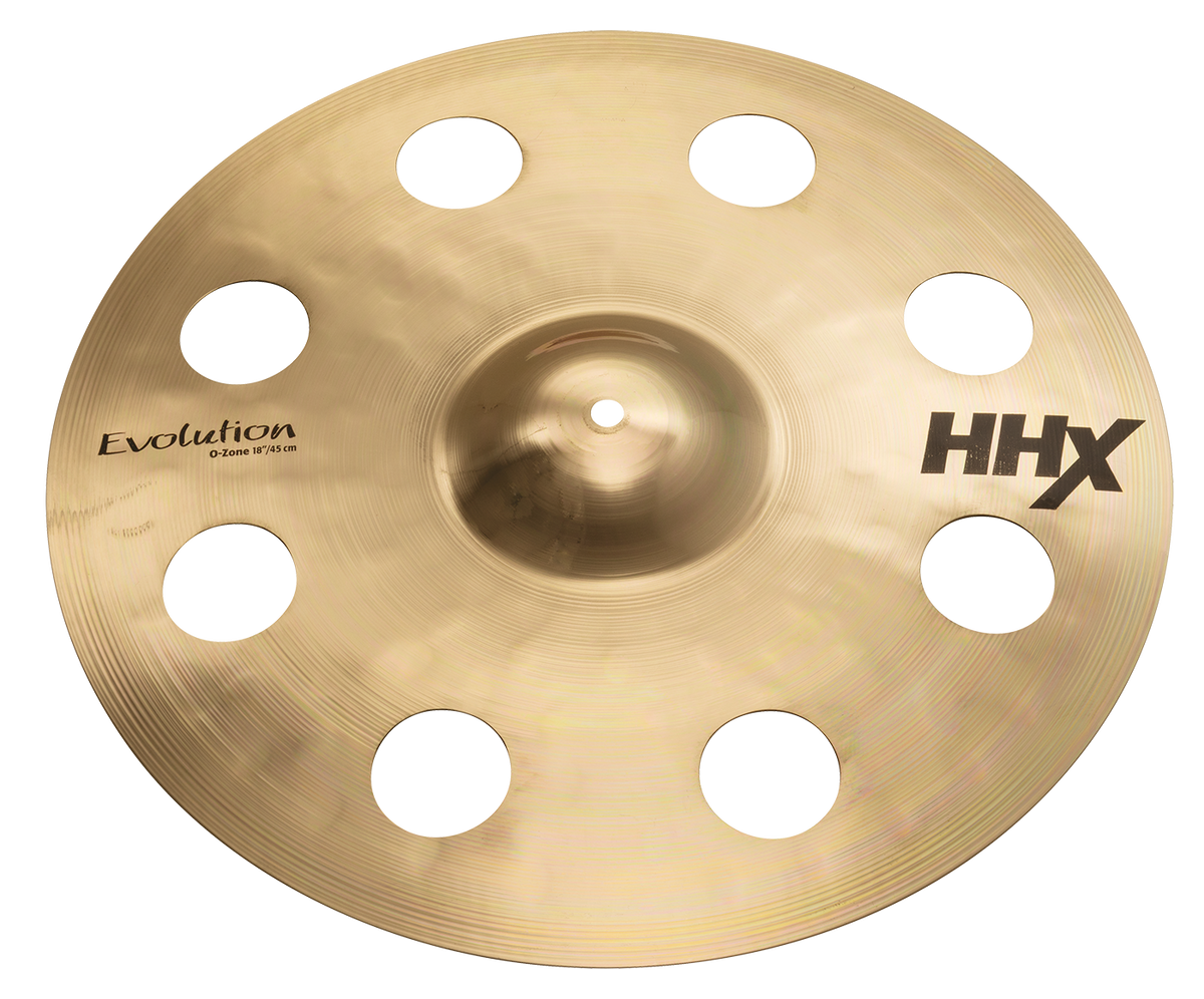 Sabian 11800XEB 18" HHX Evolution O-Zone Crash Brilliant Finish