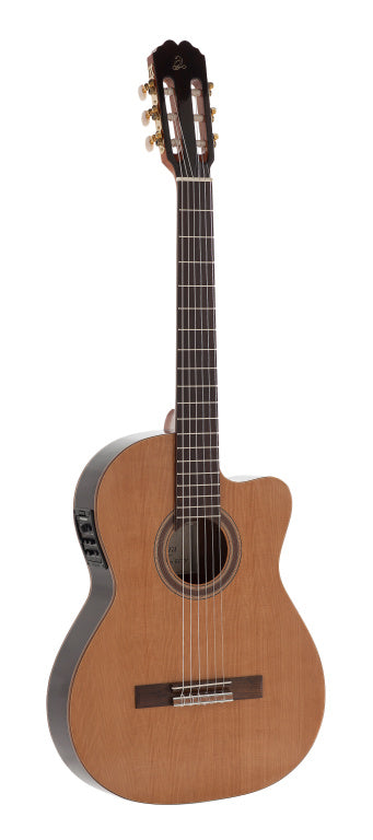 Admira Virtuoso cutaway electrified classical guitar with thin body, Electrified series