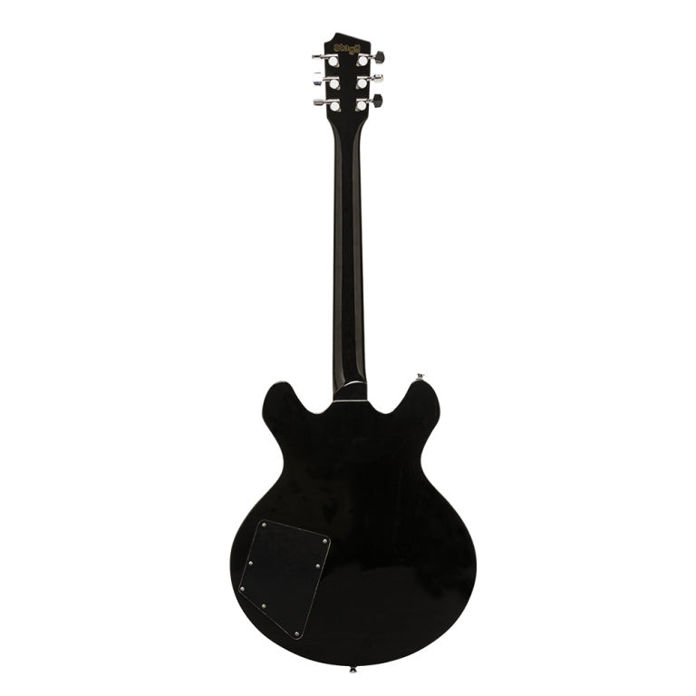 STAGG SVY 533 BK Electric guitar, Silveray series, 533 model, with chambered maple body