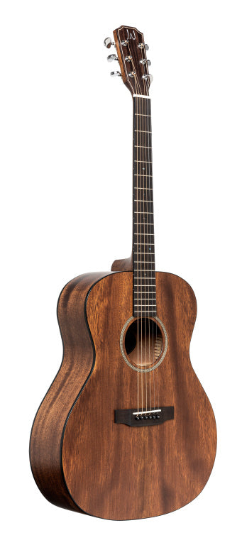 J.N GUITARS Acoustic auditorium guitar with solid mahogany top, Dovern series