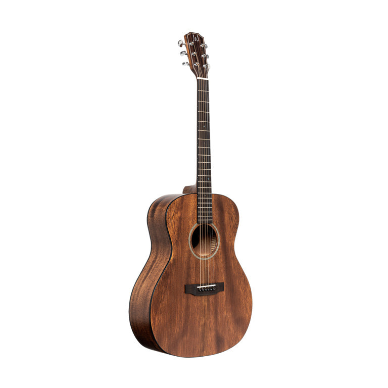 J.N GUITARS DOV-A Acoustic auditorium guitar with solid mahogany top, Dovern series