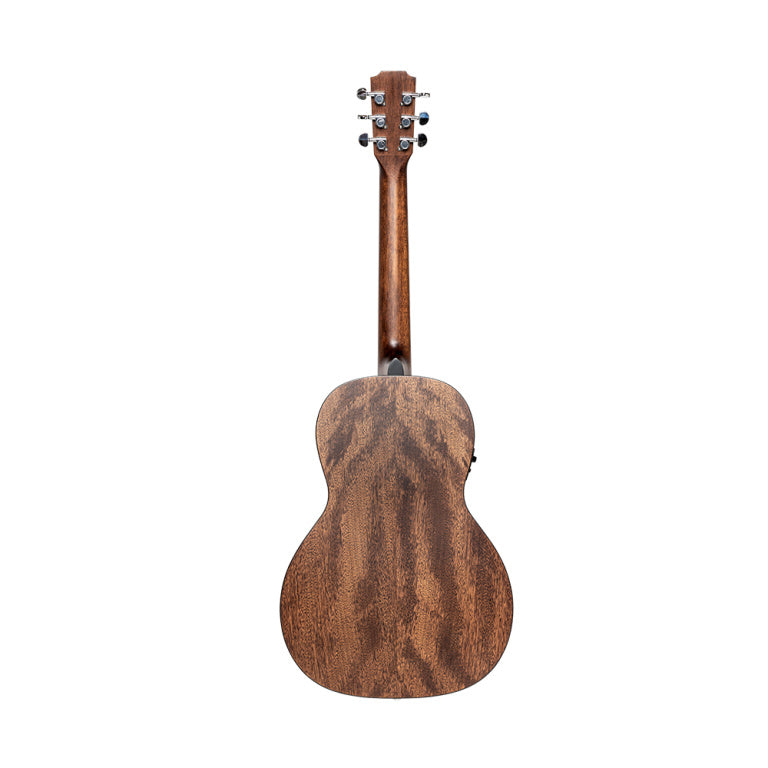 J.N GUITARS DOV-PFI Acoustic-electric parlor guitar with solid mahogany top, Dovern series