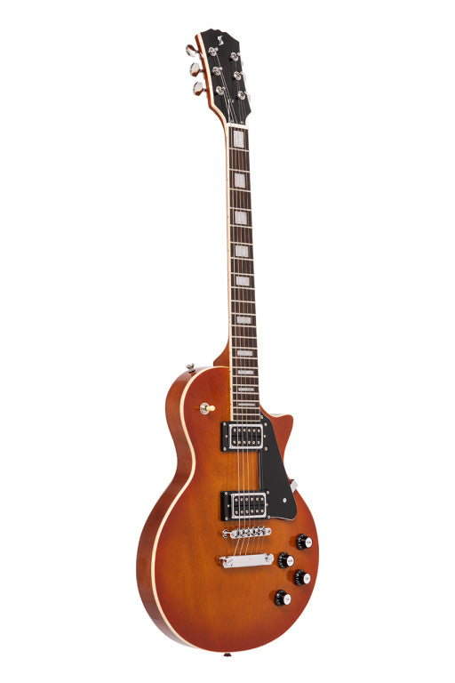 STAGG SEL-STD VSB Standard Series, electric guitar with solid Mahogany body archtop