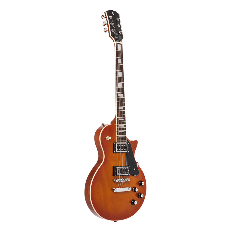 STAGG SEL-STD VSB Standard Series, electric guitar with solid Mahogany body archtop