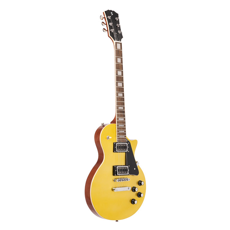 STAGG SEL-STD GOLD Standard Series, electric guitar with solid Mahogany body archtop