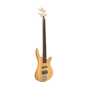 STAGG SBF-40 NAT FL "Fusion" electric bass guitar, fretless