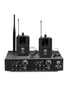 Nady UHF 16-Channel Wireless Professional Dual Channel In-Ear Monitor System