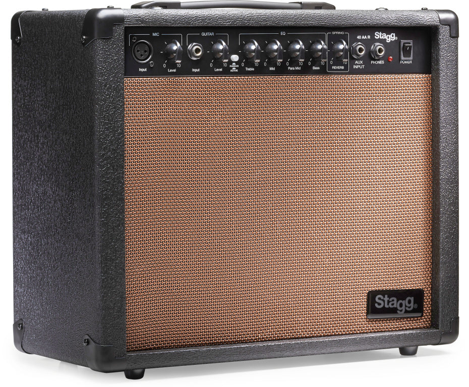 STAGG 40-watt spring reverb acoustic amplifier