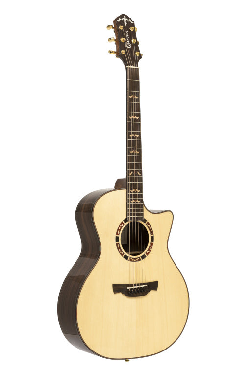 Crafter Stage series 20, cutaway Dreadnought acoustic-electric guitar with solid spruce top