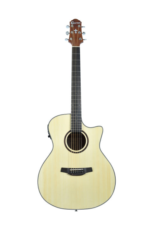 CRAFTER Silver series 100 Grand auditorium acoustic-electric guitar with cutaway