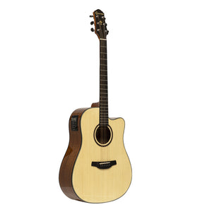 CRAFTER HD250-CE-N Silver series 250, dreadnought acoustic-electric guitar with cutaway