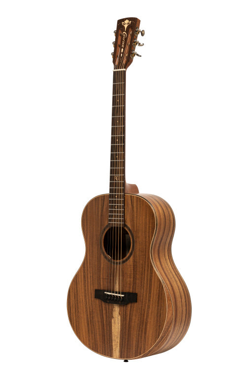 CRAFTER Mino series, Big Mino shape acoustic-electric guitar with solid koa top, left handed