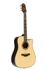 Crafter Stage series 22, cutaway Dreadnought acoustic-electric guitar with solid spruce top