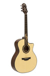 CRAFTER Anniversary series, mahogany cutaway grand auditorium acoustic-electric guitar with solid spruce top