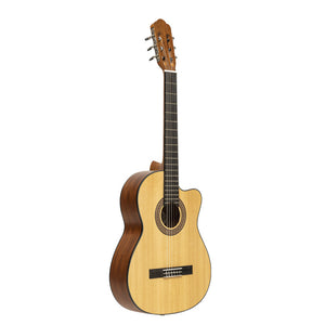 ANGEL LOPEZ GRACIANO SM-CE Graciano serie, electric classical guitar with solid spruce top, with cutaway