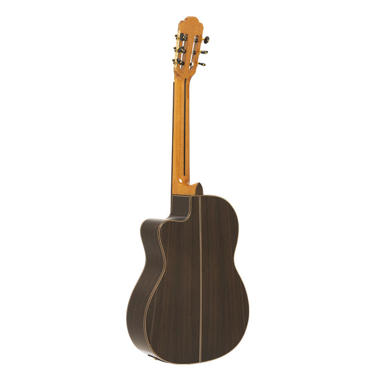 ANGEL LOPEZ MAZUELO CR-CE Mazuelo serie, electric classical guitar with solid cedar top, with cutaway