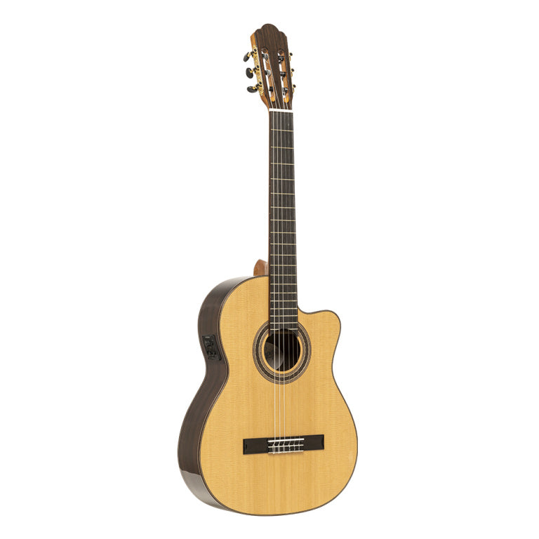 ANGEL LOPEZ MAZUELO SR-CE Mazuelo serie, electric classical guitar with solid spruce top, with cutaway