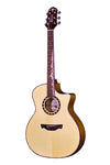 CRAFTER Anniversary series, mahogany cutaway grand auditorium acoustic-electric guitar with solid spruce top