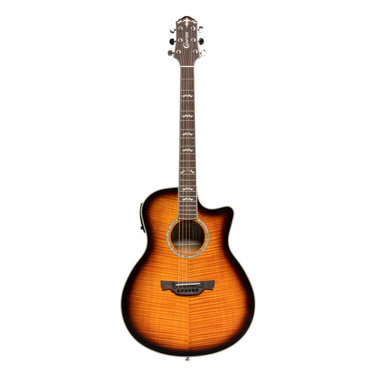 CRAFTER NOBLE VTG Noble series, Small jumbo acoustic-electric guitar with solid maple top