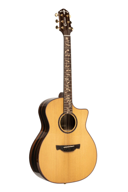 CRAFTER VL series 28, Grand auditorium acoustic-electric cutaway with solid VVS spruce top