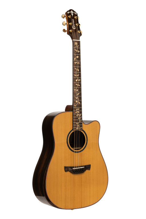 Crafter VL series 28, Dreadnought cutaway acoustic-electric with solid VVS spruce top