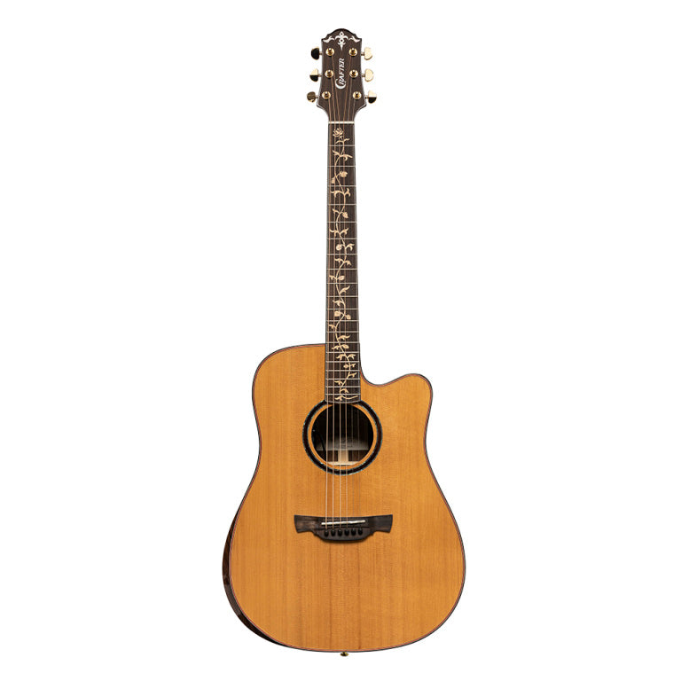 CRAFTER VL D28CE VVS VL series 28, Dreadnought cutaway acoustic-electric with solid VVS spruce top
