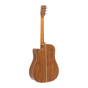 STAGG SA45 DCE-AC Dreadnought cutaway acoustic-electric guitar with spruce top, 45 series