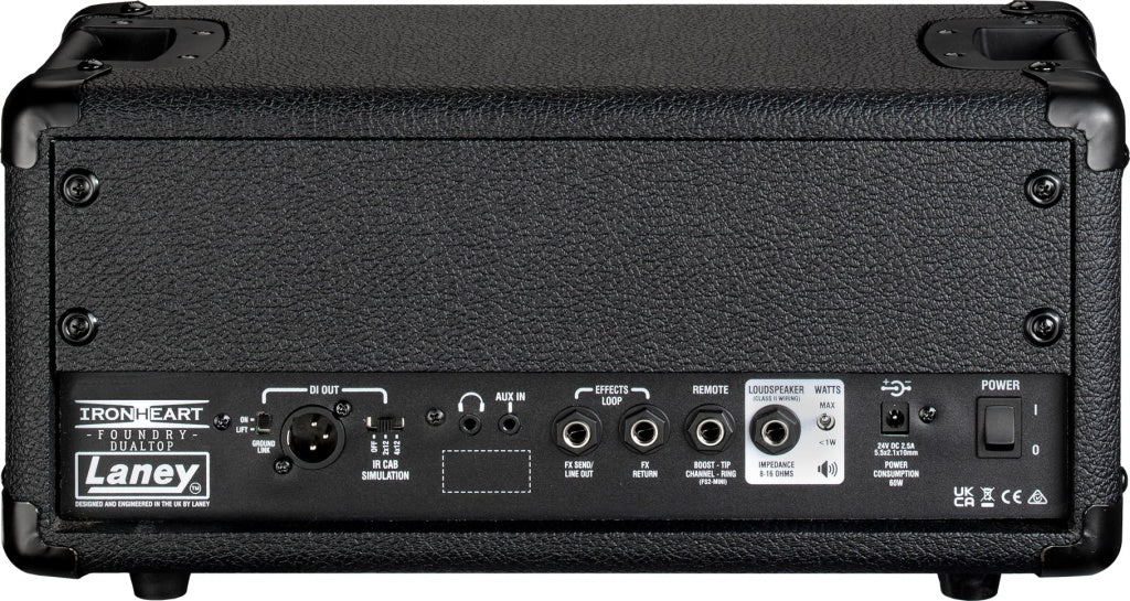 LANEY IRF Dualtop guitar amp head, 60W