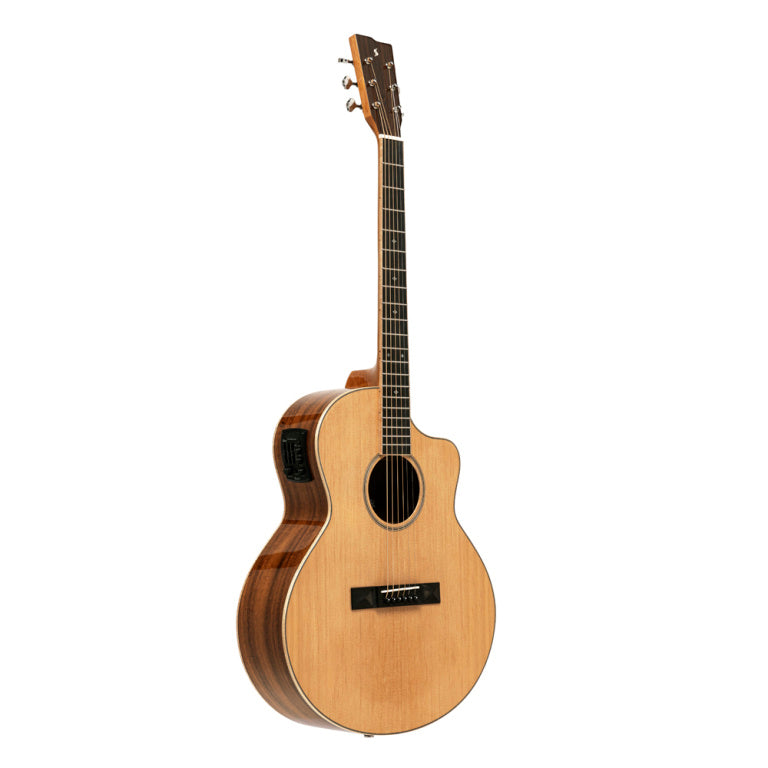 STAGG SA45 OCE-AC Orchestra cutaway acoustic-electric guitar with spruce top, 45 series