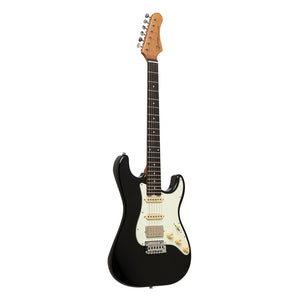 CRAFTER SEOUL SVVSR CB Solid body electric guitar Modern Seoul series - Cosmic black finish - with gig bag Cosmic black