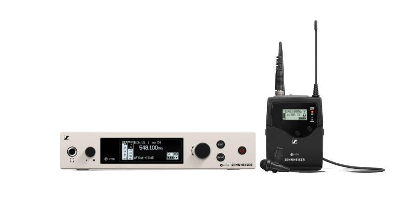 Sennheiser 508421 EW 300 G4-ME2-RC-AW+ Wireless Lavalier Microphone System