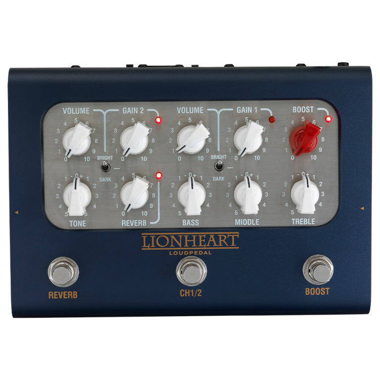 LANEY BCC-LOUDPED-LTQ Loudpedal 60-watt 2 channel Lionheart amplifier, Tom Quayle signature