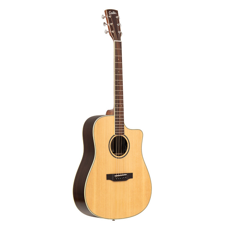 CRAFTER ES-ROSE DCE NAT ES series, Dreadnought cutaway acoustic-electric guitar with solid spruce top