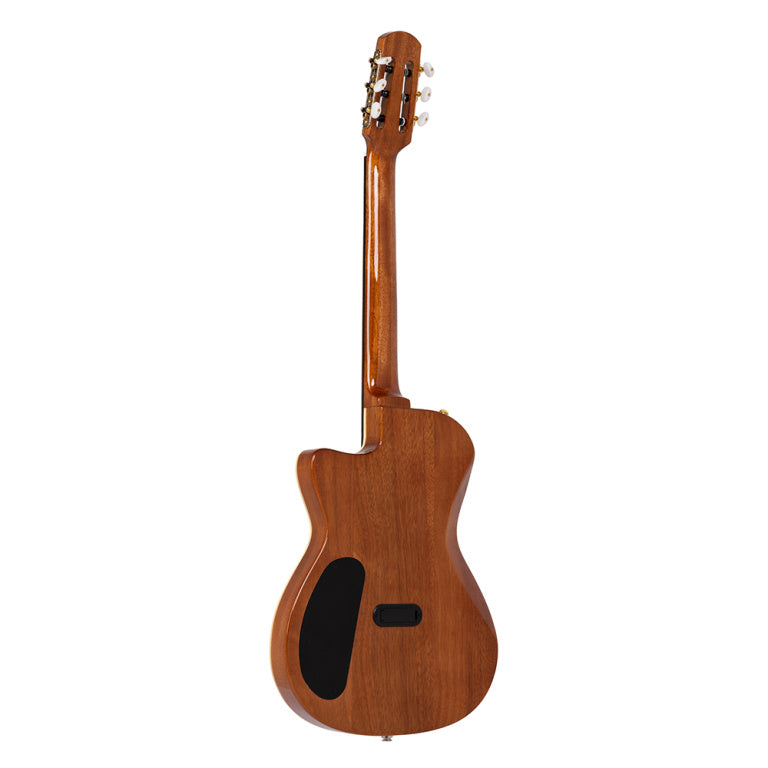 ANGEL LOPEZ SHERRY CE TB Hybrid Nylon Electric Semi-acoustic guitar - Tobacco sunburst