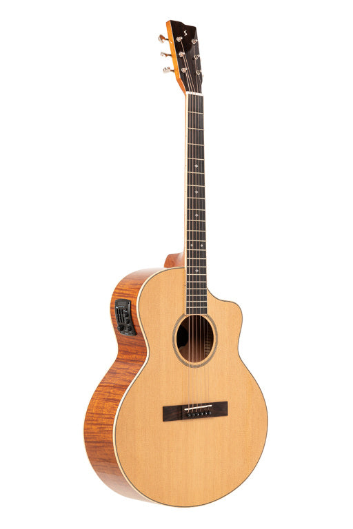 STAGG SA45 OCE-FM Orchestra cutaway acoustic-electric guitar with spruce top, 45 series