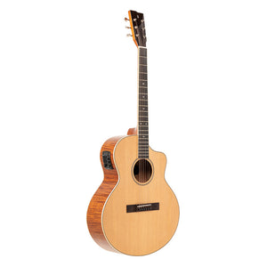 STAGG SA45 OCE-FM Orchestra cutaway acoustic-electric guitar with spruce top, 45 series