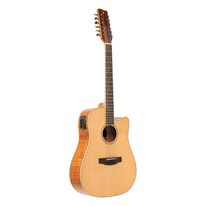 STAGG SA45 DCE-FM/12 Dreadnought 12 Strings cutaway acoustic-electric guitar