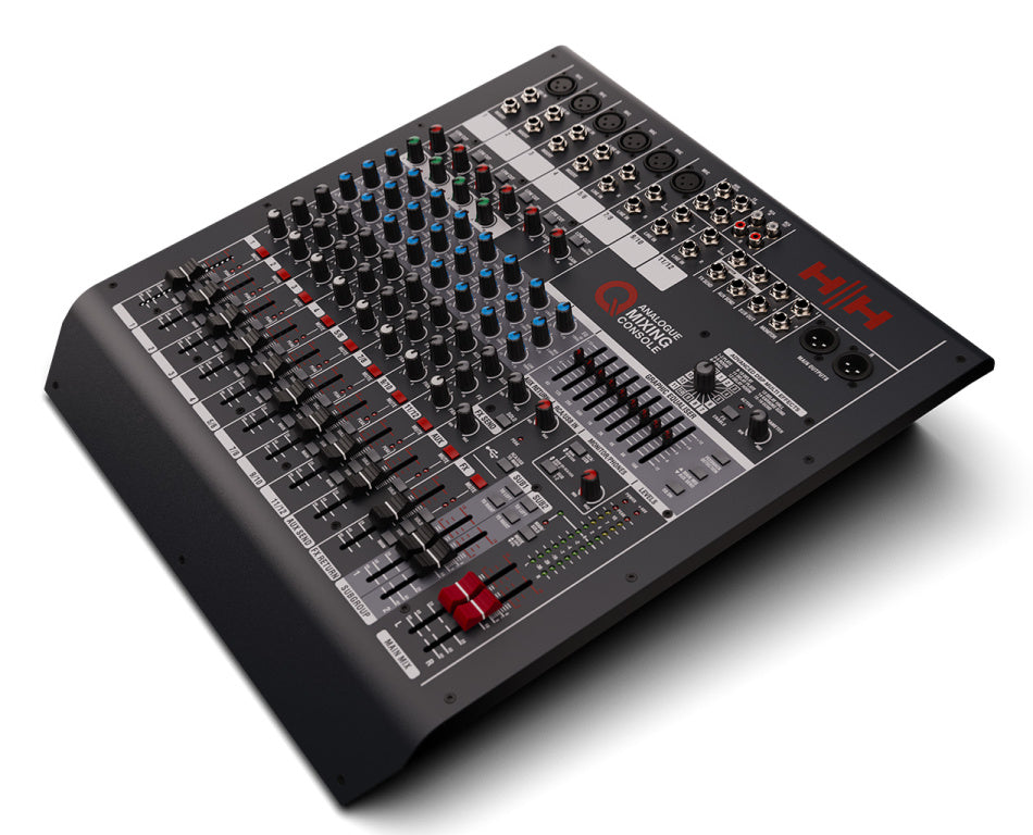 HH AUDIO Q12FX 12 Channel Stereo Mixing Console w/ DSP