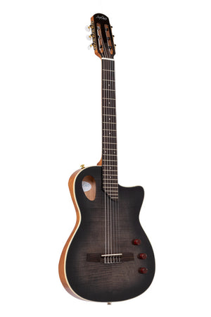 ANGEL LOPEZ SHERRY CE BK Hybrid Nylon Electric Semi-acoustic guitar - Black