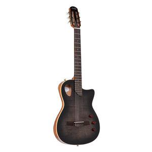 ANGEL LOPEZ SHERRY CE BK Hybrid Nylon Electric Semi-acoustic guitar - Black
