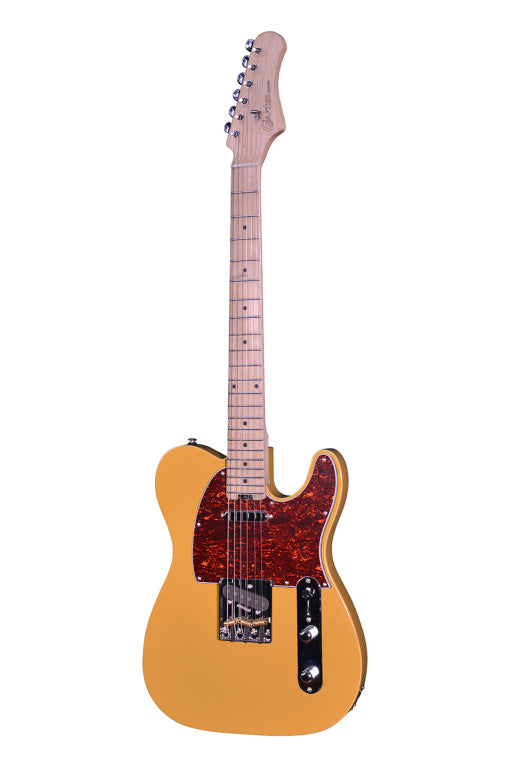 CRAFTER CREMA T MP BS Solid body T style guitar Crema series, with bag, Butterscotch finish