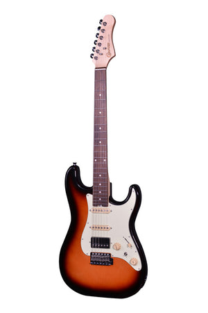 CRAFTER SERA S RW TS Solid body S style guitar Modern Sera series, with bag - Tobacco sunburst finish