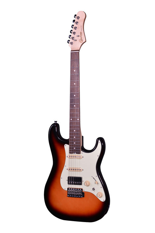 CRAFTER SERA S RW TS Solid body S style guitar Modern Sera series, with bag - Tobacco sunburst finish