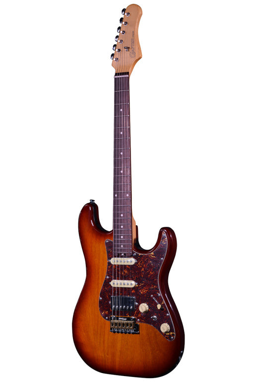 CRAFTER CREMA S RW TS Solid body S electric guitar Crema series - tobacco sunburst finish - with gig bag tobacco sunburst